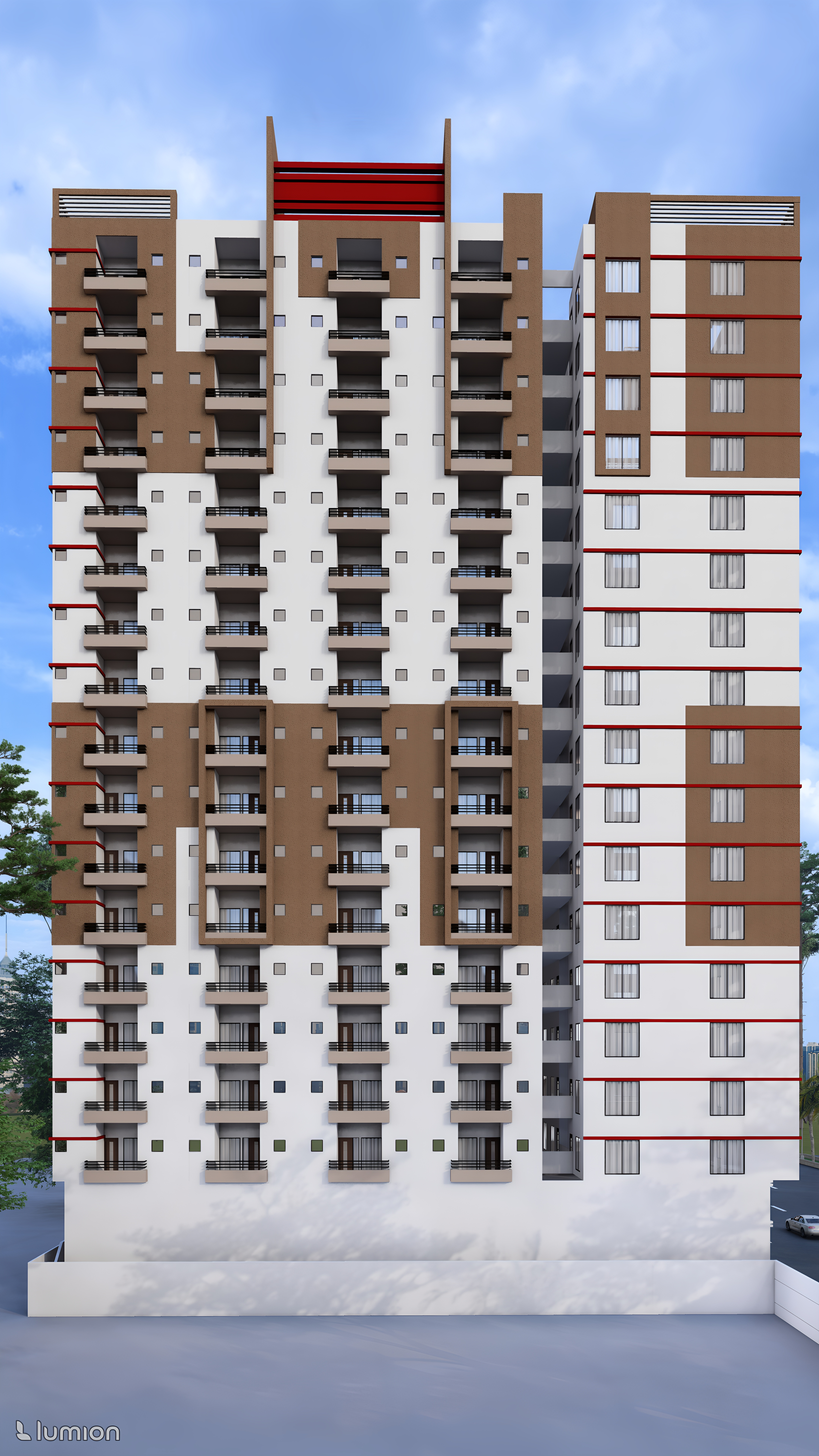 Hooria Residency Left View